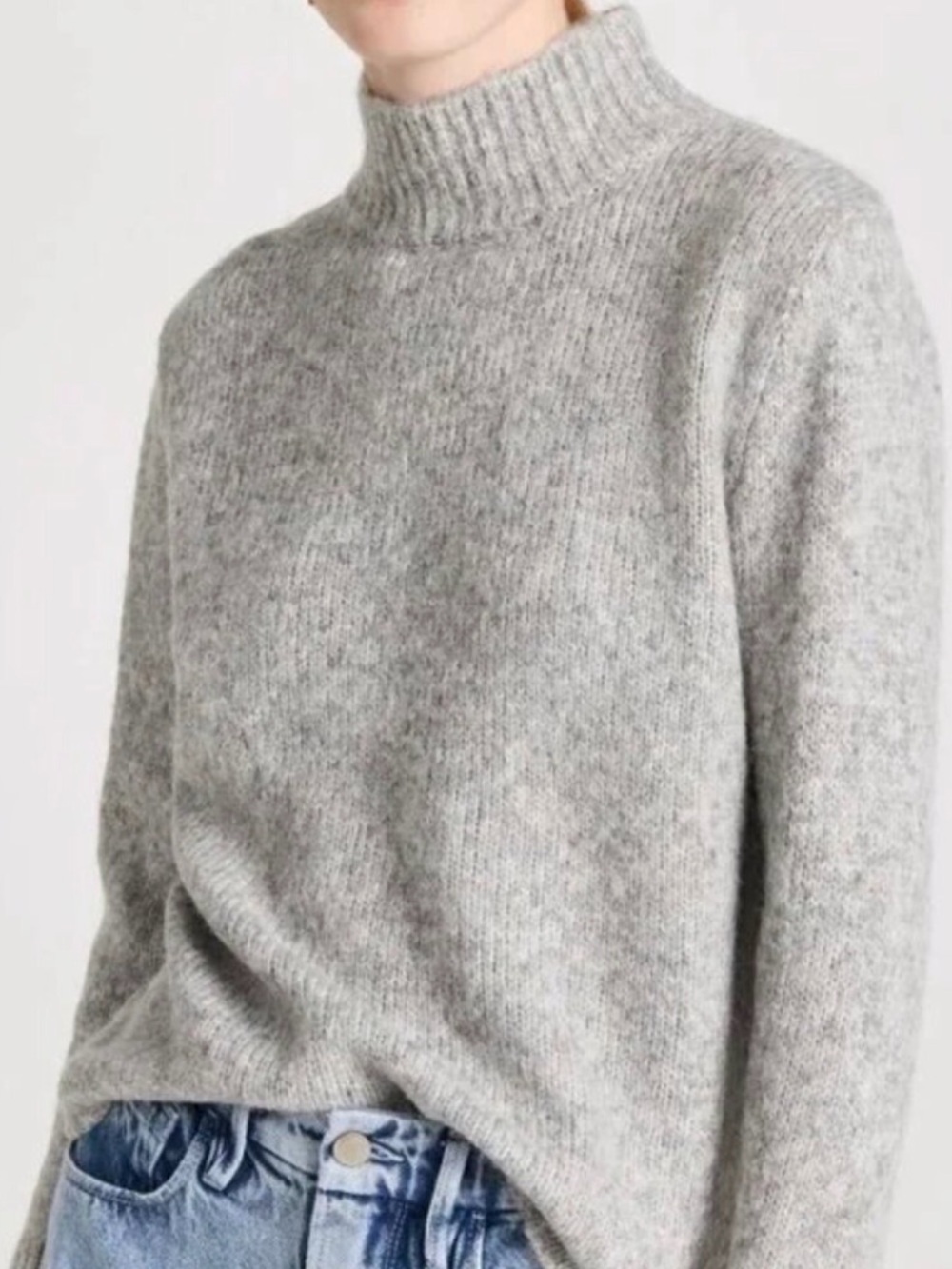 Z Supply Classic Grey Turtleneck Sweater - Women's